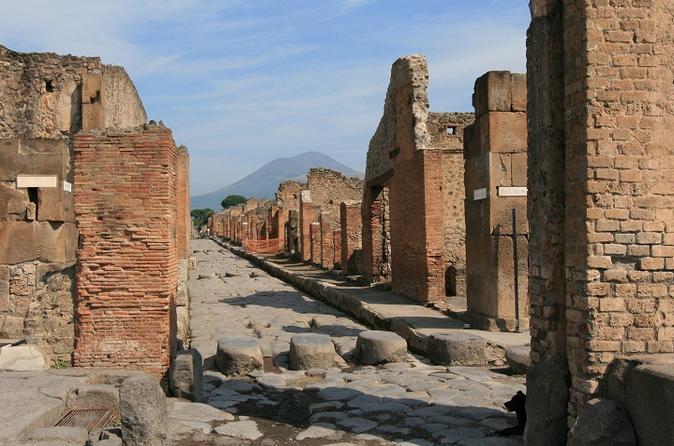 Excursão para grupos pequenos: Pompeia e Nápoles partindo de Roma com almoço em uma fazenda biológica
