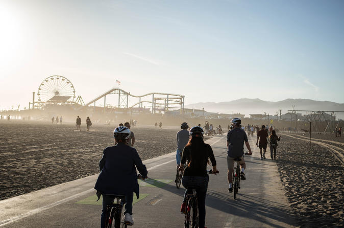 Excursão de aventura em bicicleta por Santa Mônica e Venice Beach