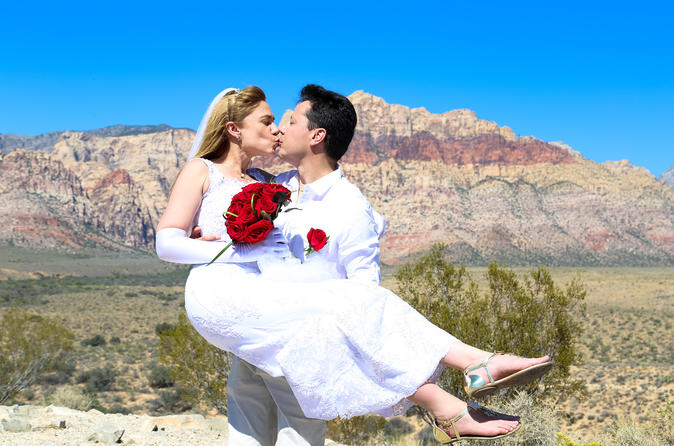 Huwelijksbestemming: Red Rock Canyon-ceremonie