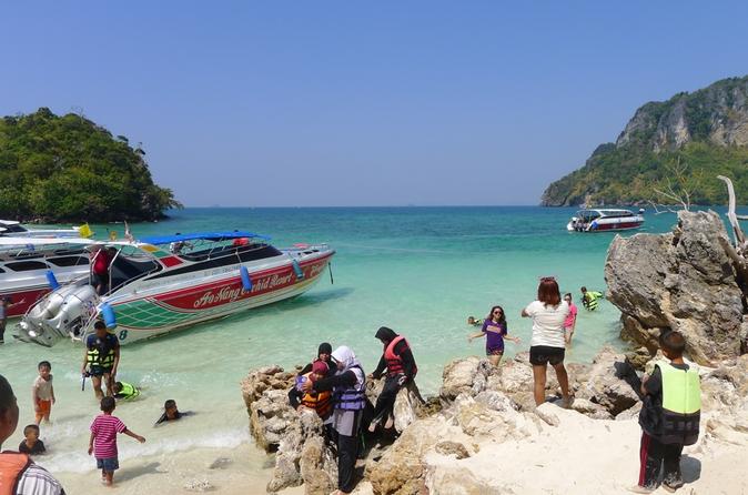 4 Islands Tour to Spectacular Divided Sea by Longtail or Speed Boat from Krabi